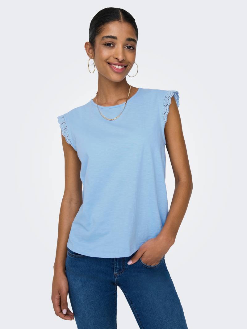 JDY Kurzarmshirt »JDYSALVA LIFE S/L CROCHET TOP JRS« von JDY