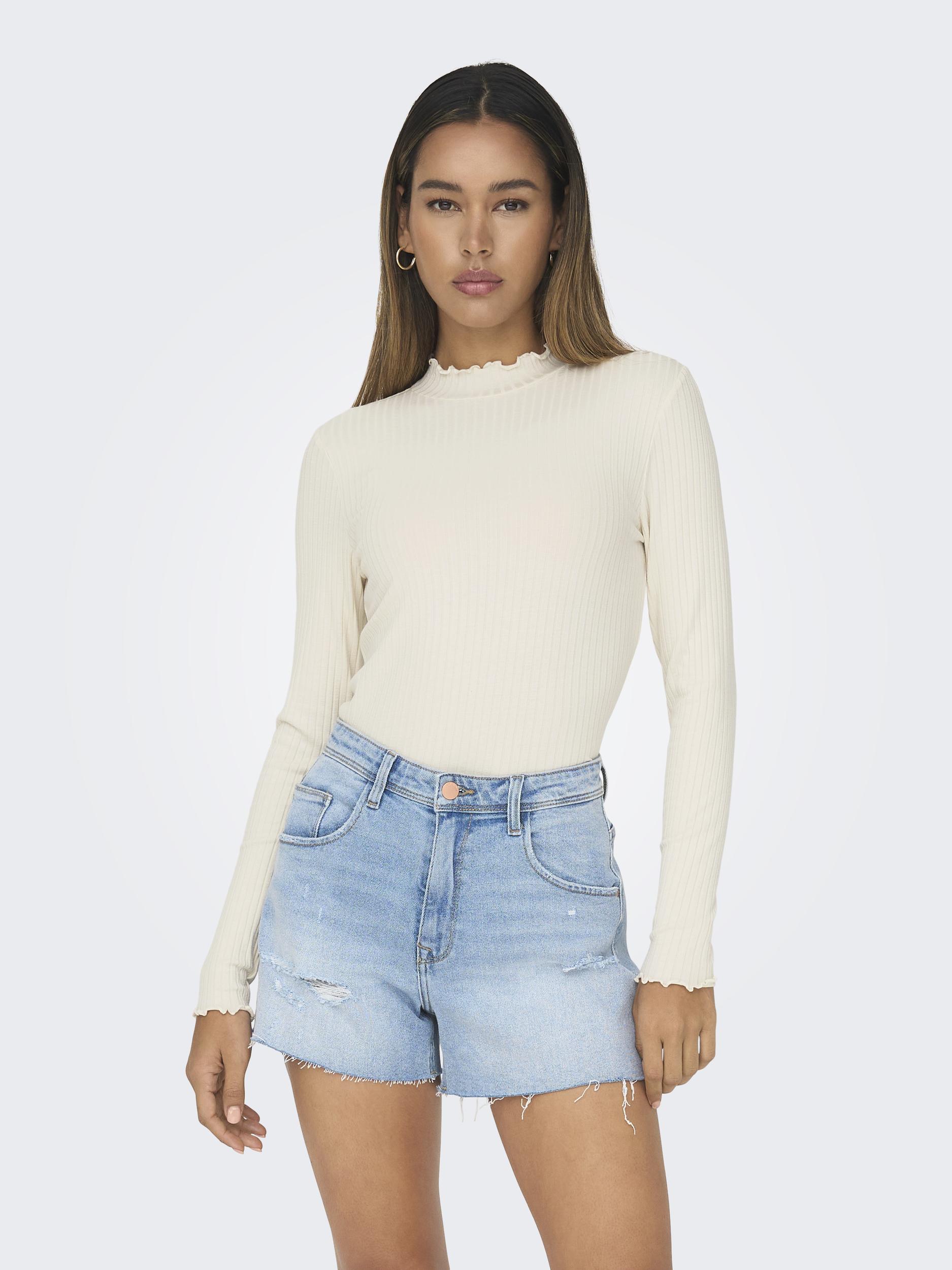 JDY Langarmshirt »JDYFRANSISKA L/S HIGHNECK TOP JRS NOOS« JDY Langarmshirt »JDYFRANSISKA L/S HIGHNECK TOP JRS NOOS« von JDY