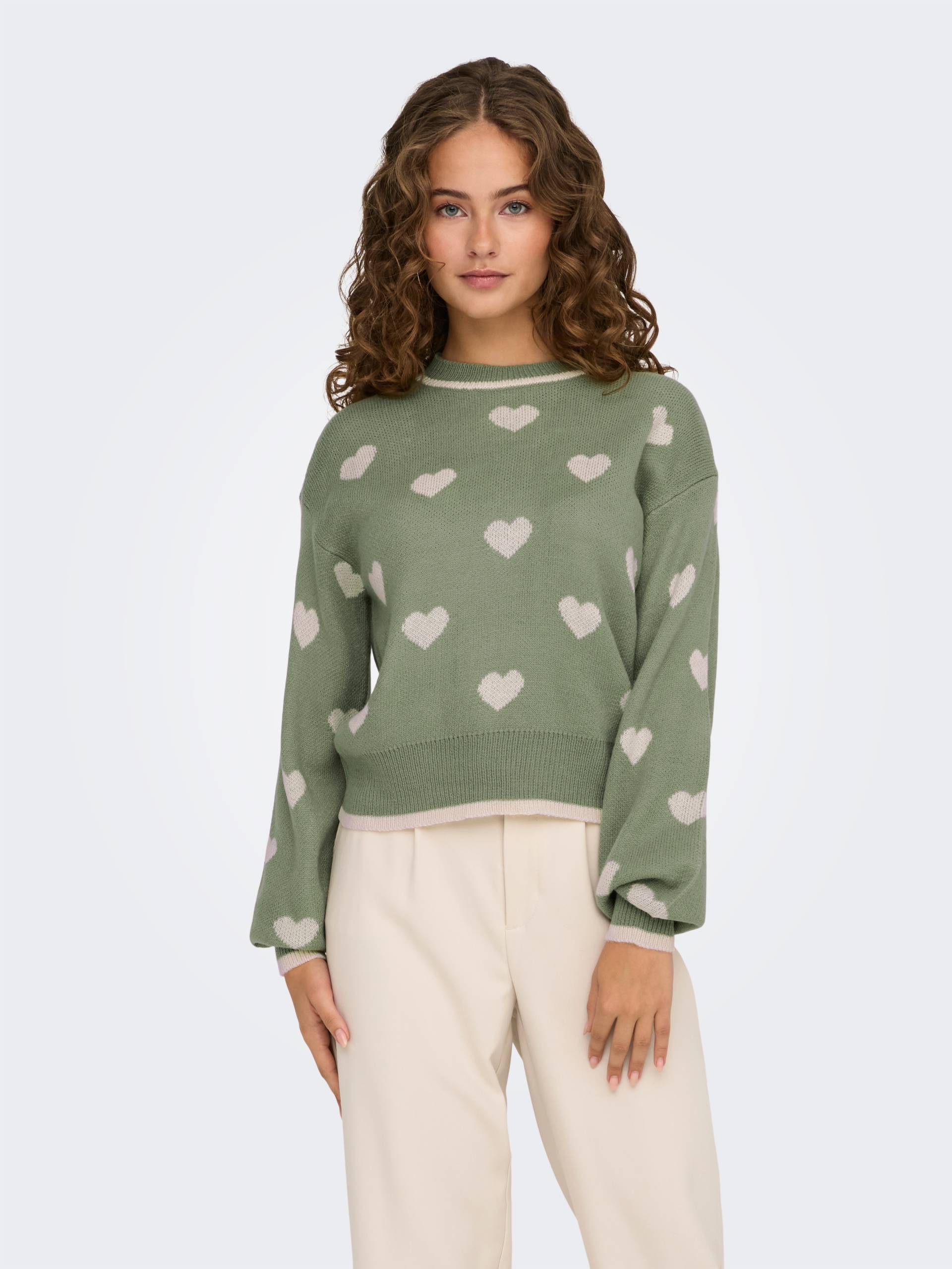 JDY Rundhalspullover »JDYROMANCE L/S JACQ. PULLOVER KNT NOOS« von JDY