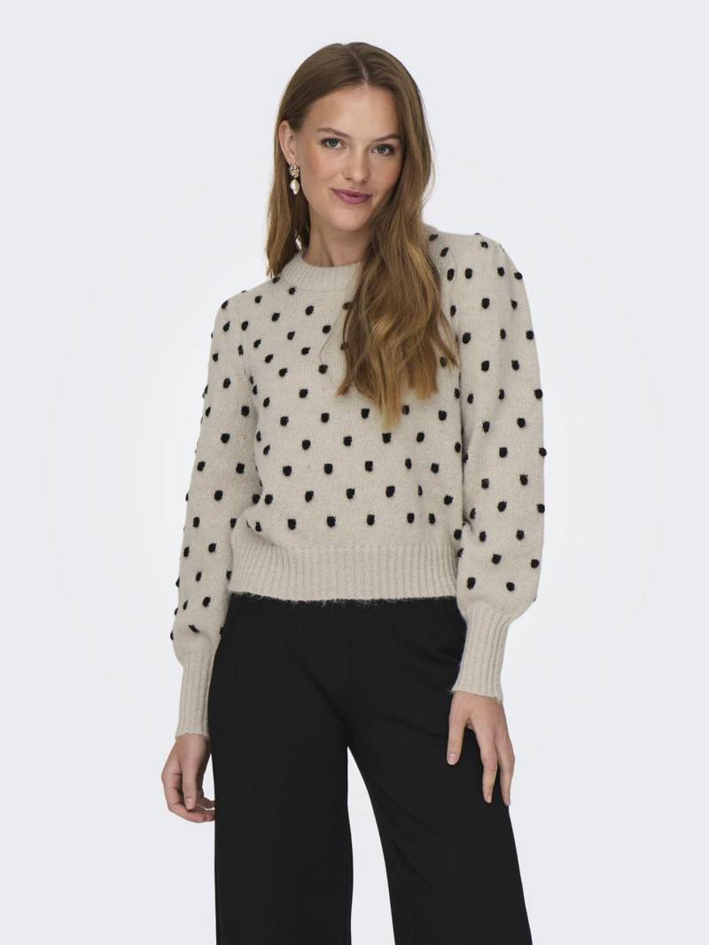 JDY Rundhalspullover »JDYSIGRID LIFE L/S ON PUFF PULL KNT NOOS« von JDY