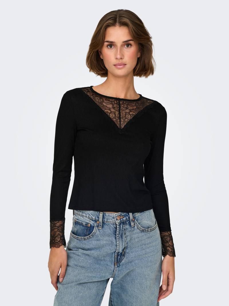 JDY Spitzenshirt »JDYROXY L/S LACE TOP JRS NOOS« von JDY