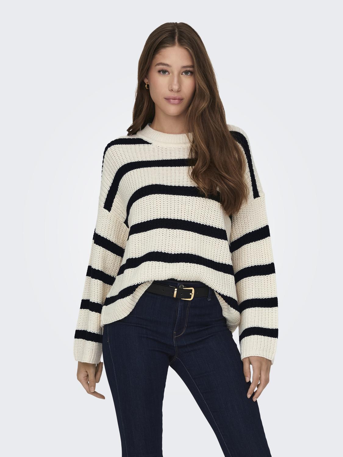 JDY Strickpullover »JDYJUSTY L/S STRIPE PULLOVER KNT NOOS« JDY Strickpullover »JDYJUSTY L/S STRIPE PULLOVER KNT NOOS« von JDY