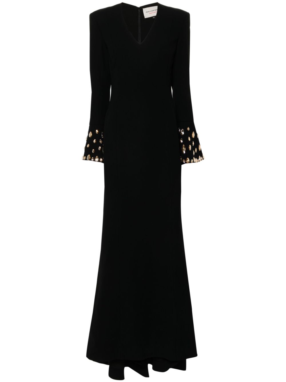 JEAN-LOUIS SABAJI crystal-embellished gown - Black von JEAN-LOUIS SABAJI