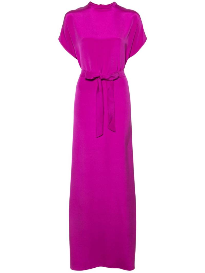 JEAN-LOUIS SABAJI tied-waist short-sleeve maxi dress - Purple von JEAN-LOUIS SABAJI