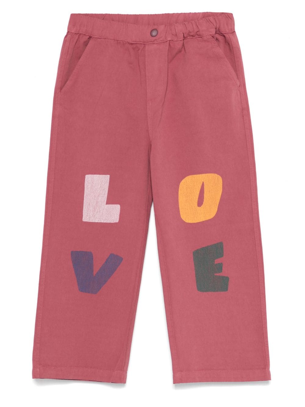 JELLYMALLOW Love trousers - Red von JELLYMALLOW