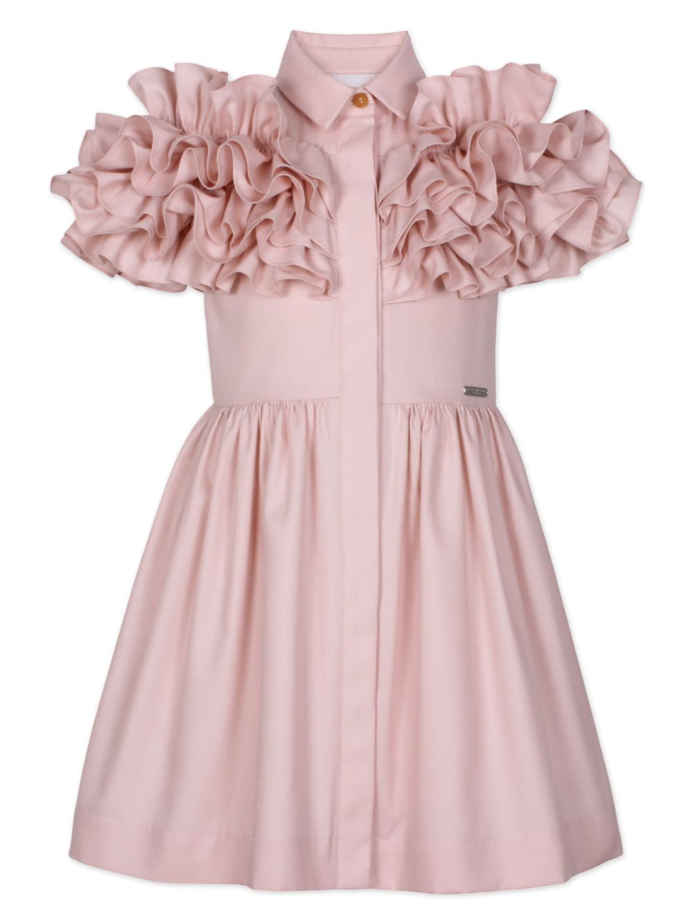 JESSIE AND JAMES ruffle-detail dress - Pink von JESSIE AND JAMES