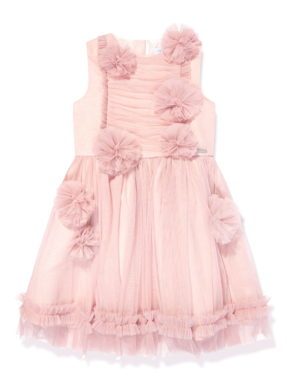 JESSIE AND JAMES ruffled tulle minidress - Pink von JESSIE AND JAMES