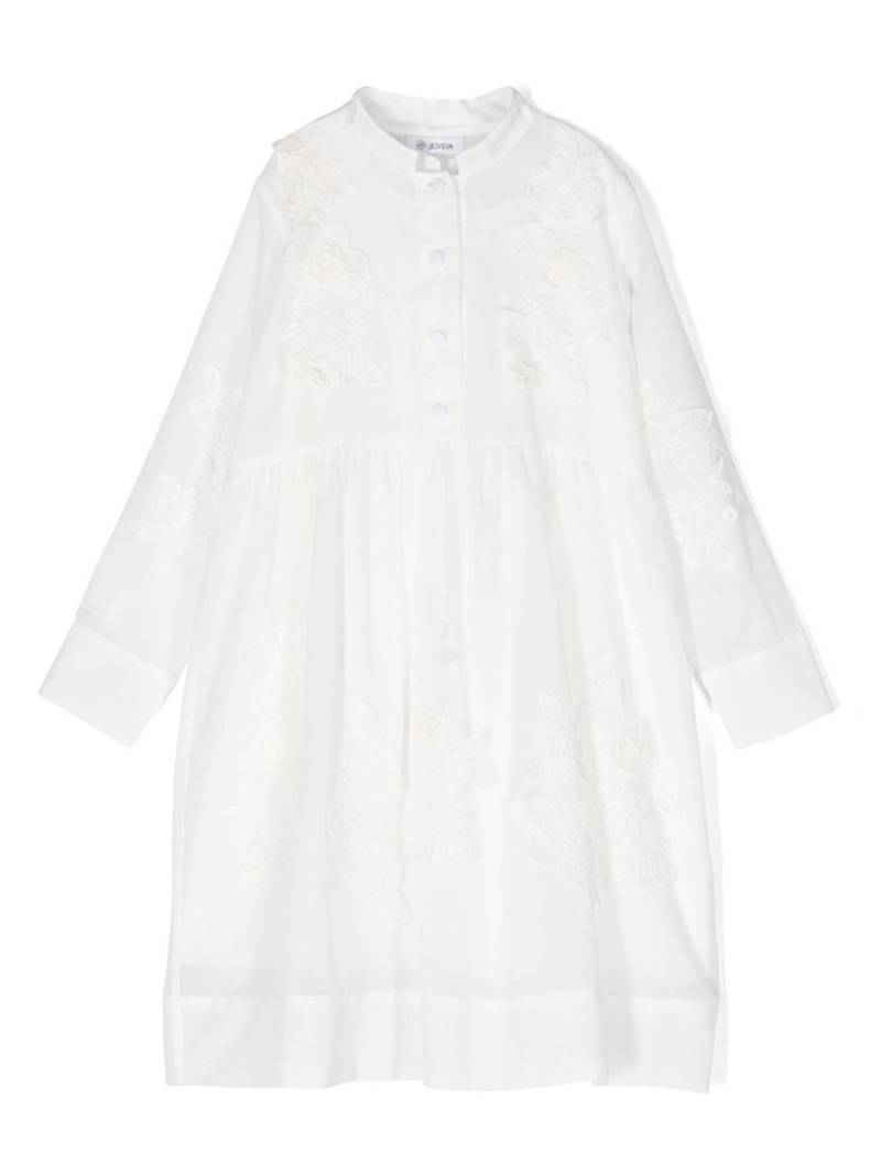 JESURUM BABY Orchidea cotton dress - White von JESURUM BABY