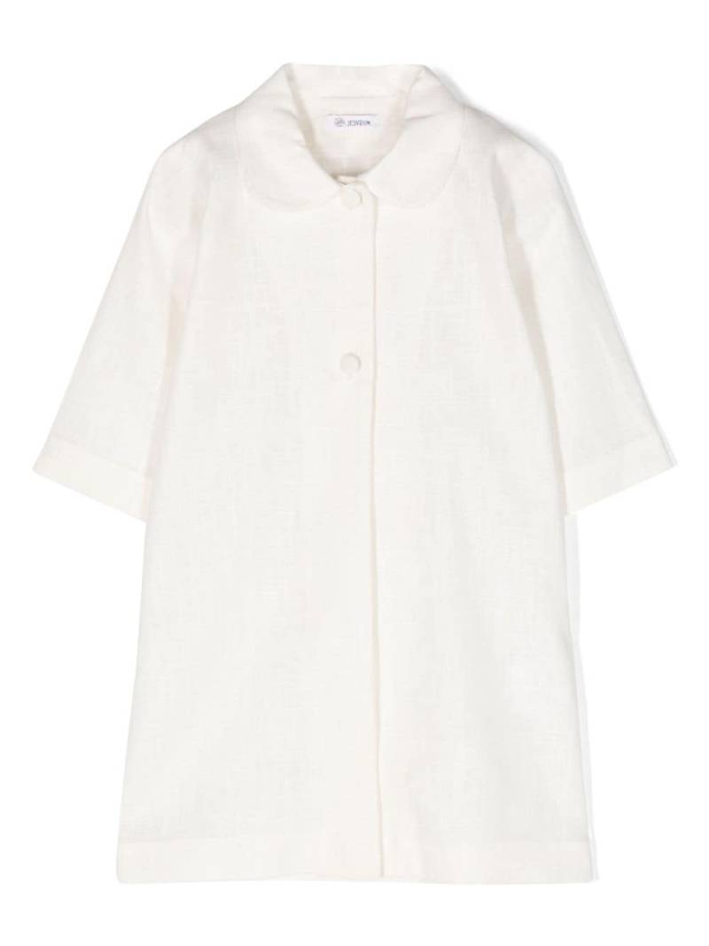 JESURUM BABY Ortensia ramie midi shirt - White von JESURUM BABY