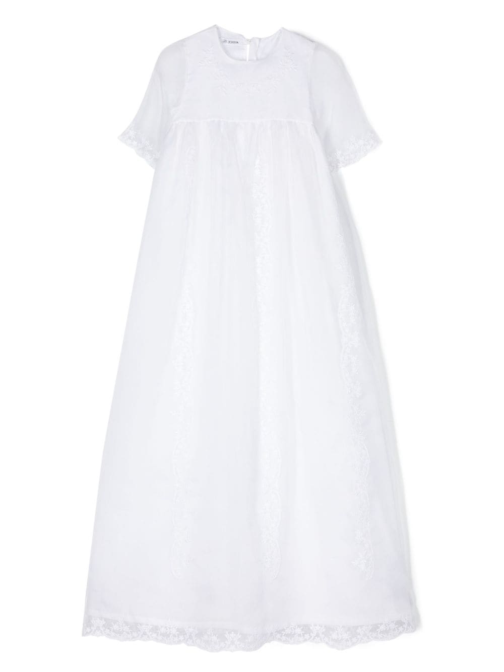 JESURUM BABY floral-embroidery organza dress - White von JESURUM BABY