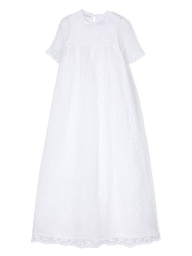 JESURUM BABY floral-embroidery organza dress - White von JESURUM BABY