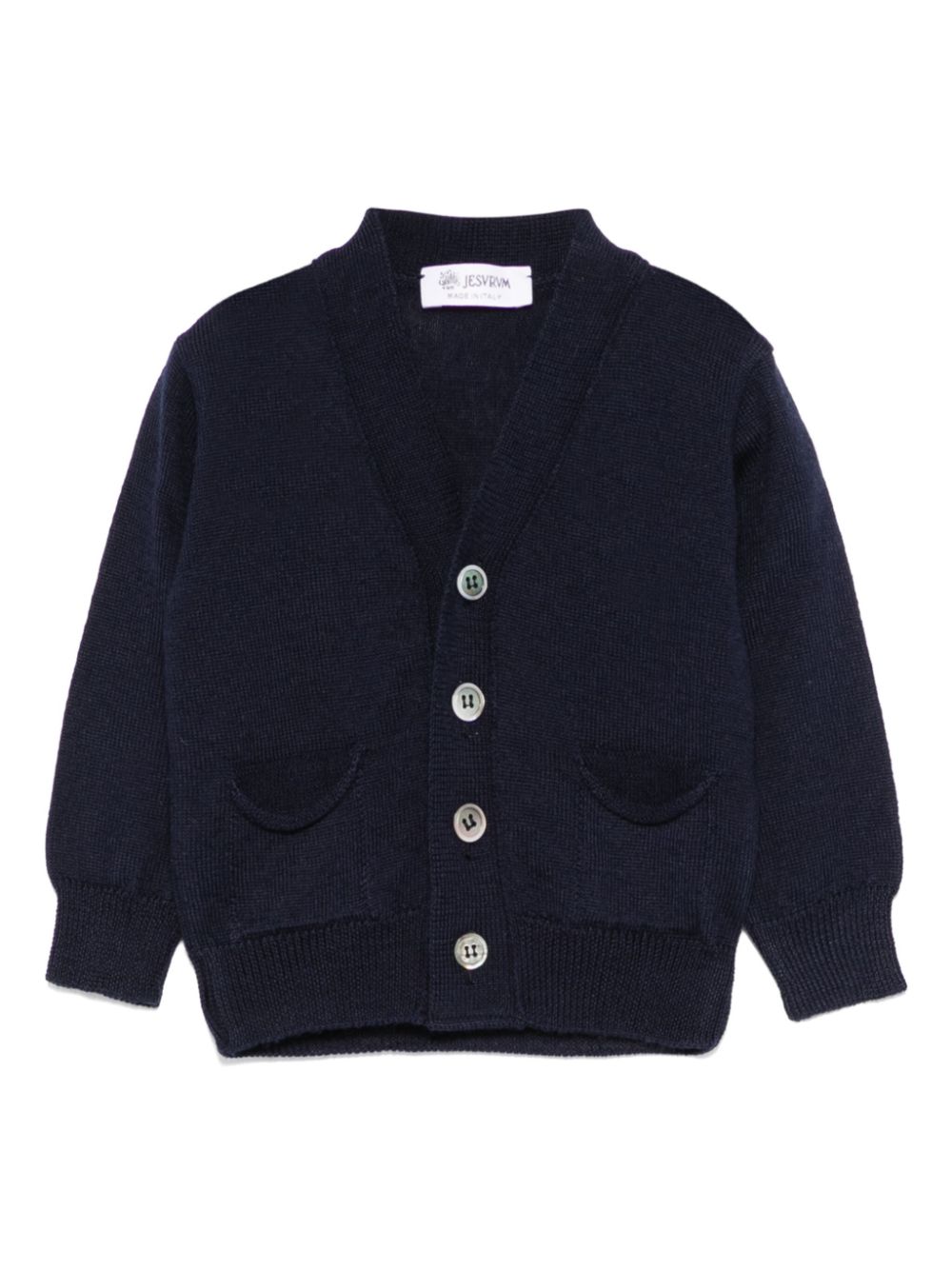 JESURUM BABY merino wool cardigan - Blue von JESURUM BABY