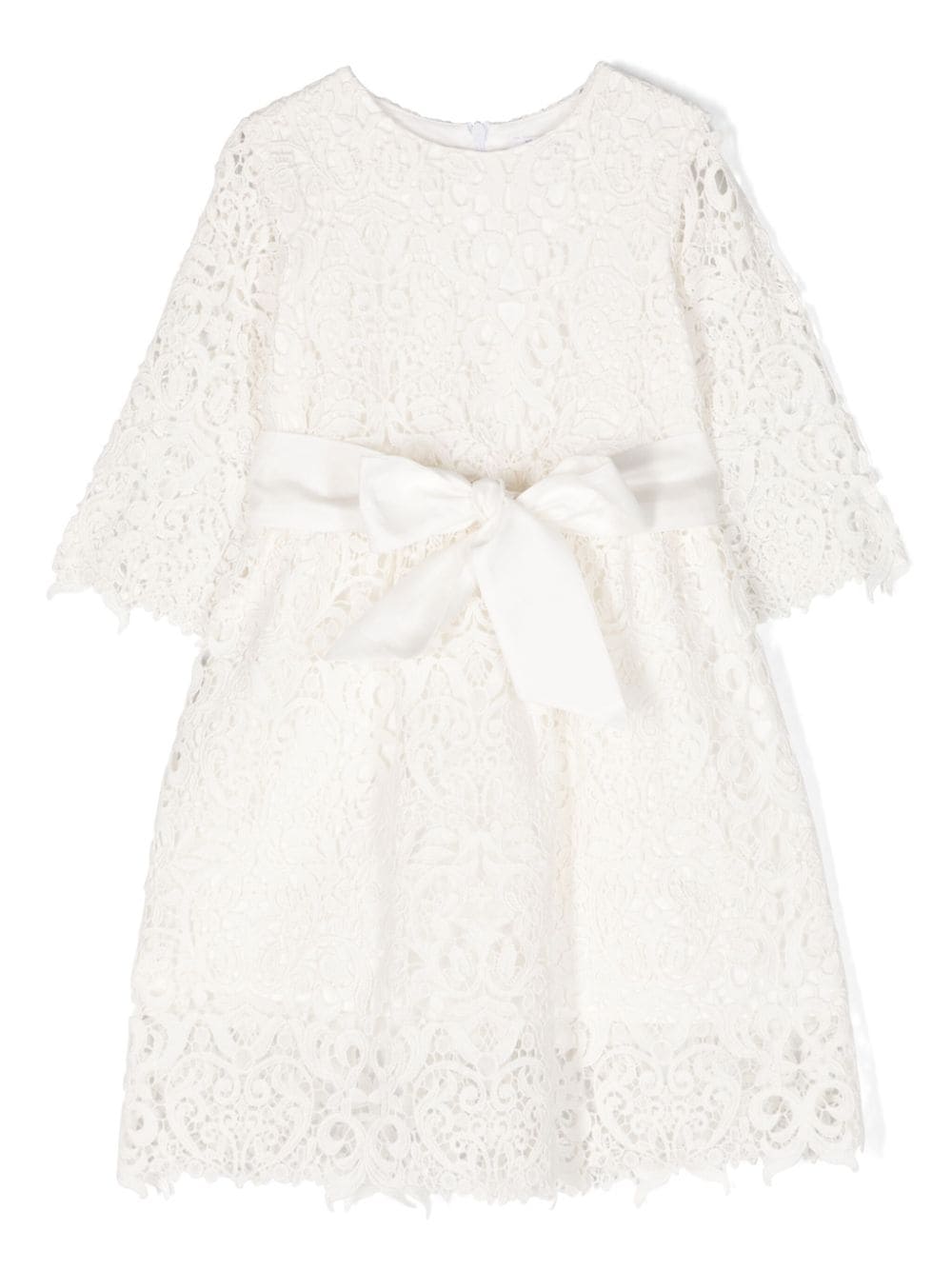 JESURUM BABY sheer-lace cotton dress - White von JESURUM BABY