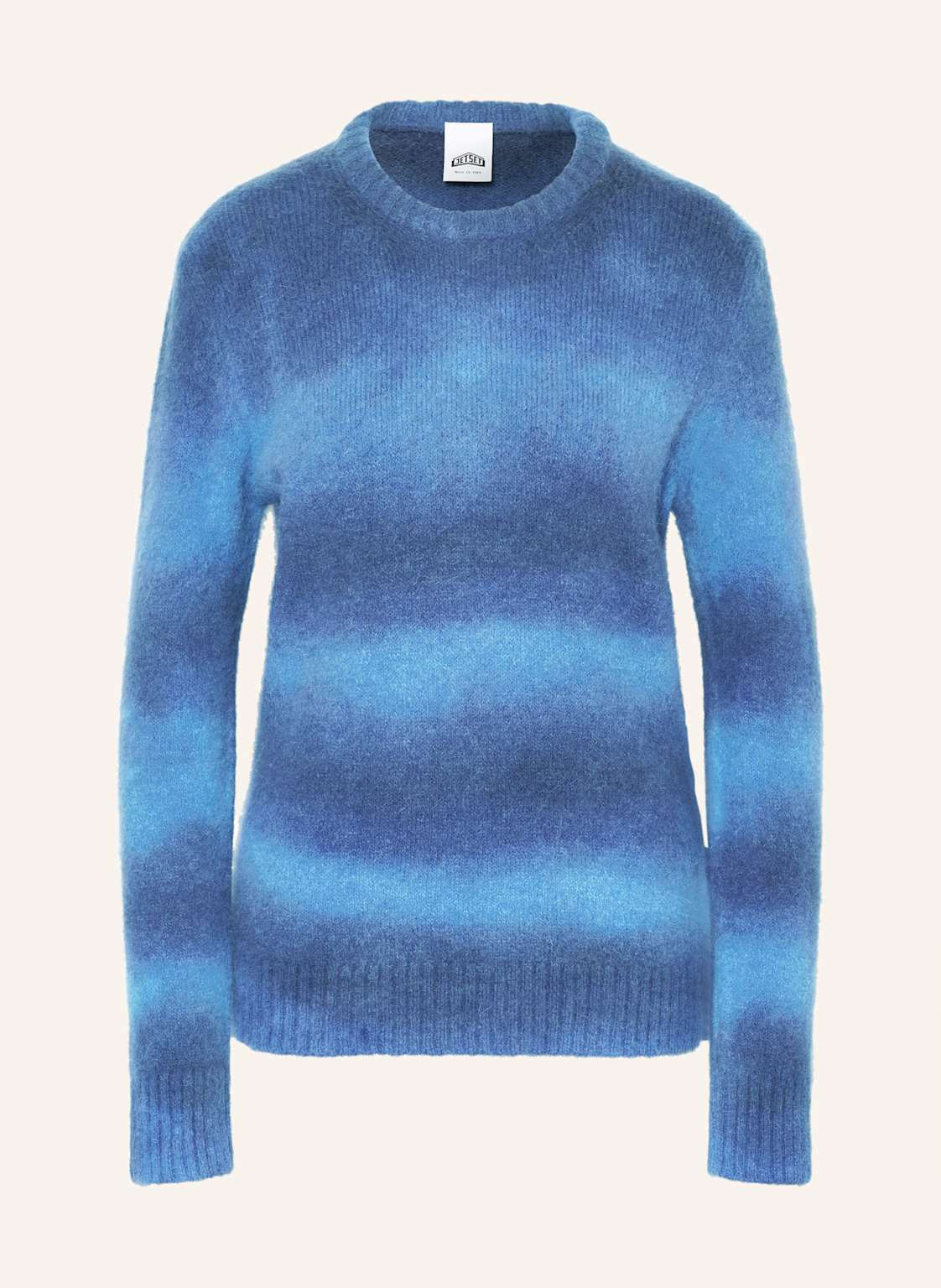 Jet Set Alpaka-Pullover Karl blau