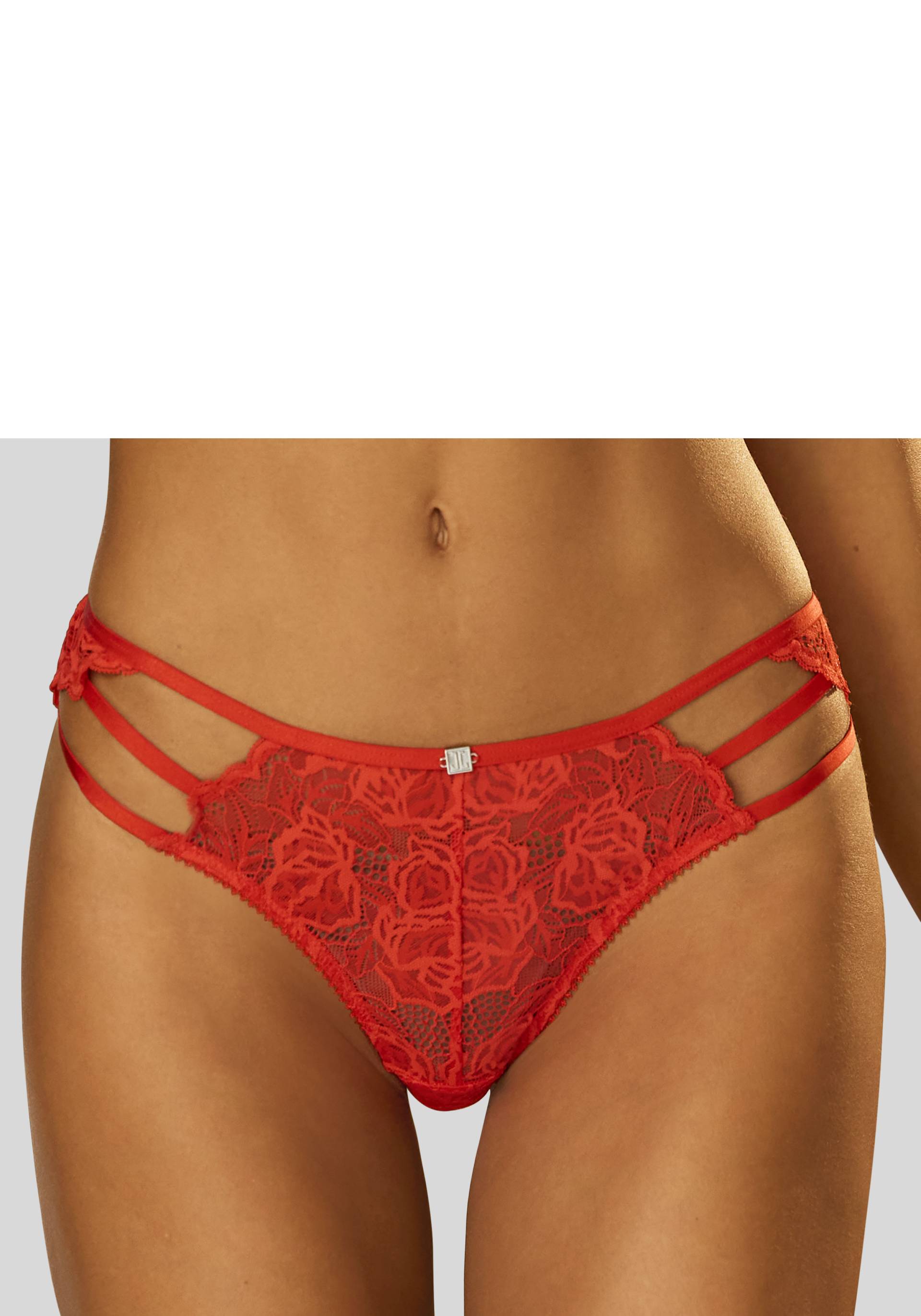 JETTE Panty, aus edler Spitze mit aufregender Bänder-Optik, Reizwäsche JETTE Panty, aus edler Spitze mit aufregender Bänder-Optik, Reizwäsche von JETTE