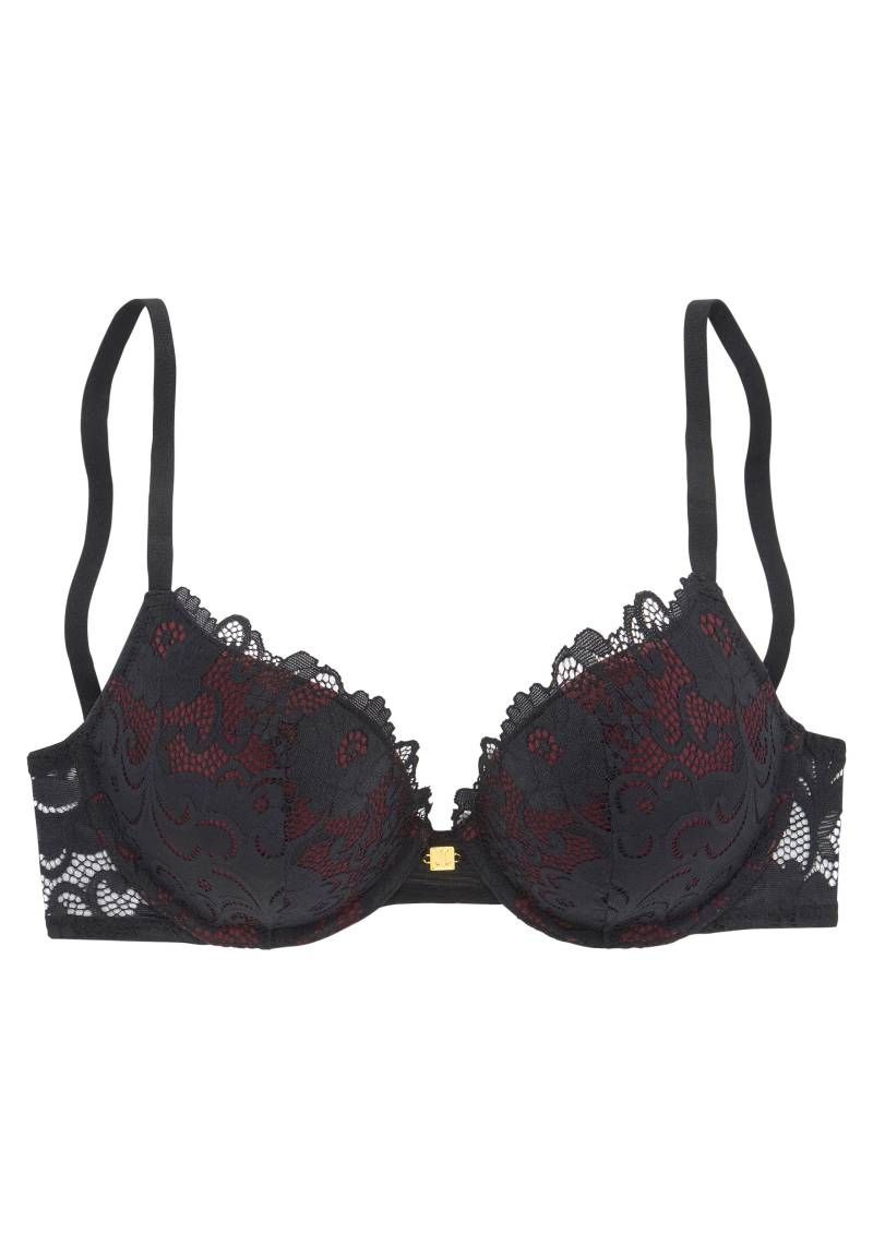 JETTE Push-up-BH, aus floraler Spitze, Dessous von JETTE