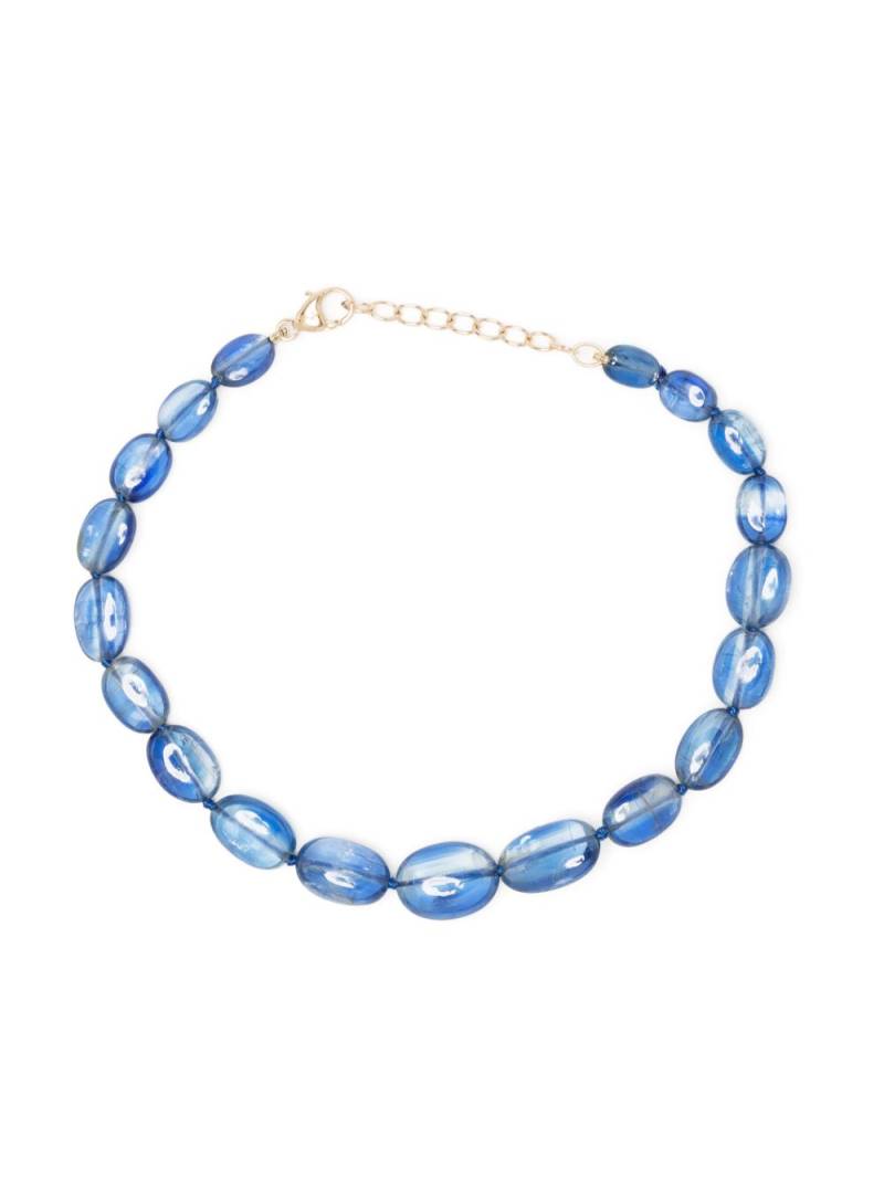 JIA JIA 14kt yellow gold Arizona kyanite beaded bracelet - Blue von JIA JIA