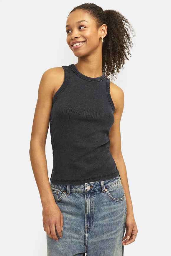 JJXX Geripptes Top | Black | Damen  | L von JJXX