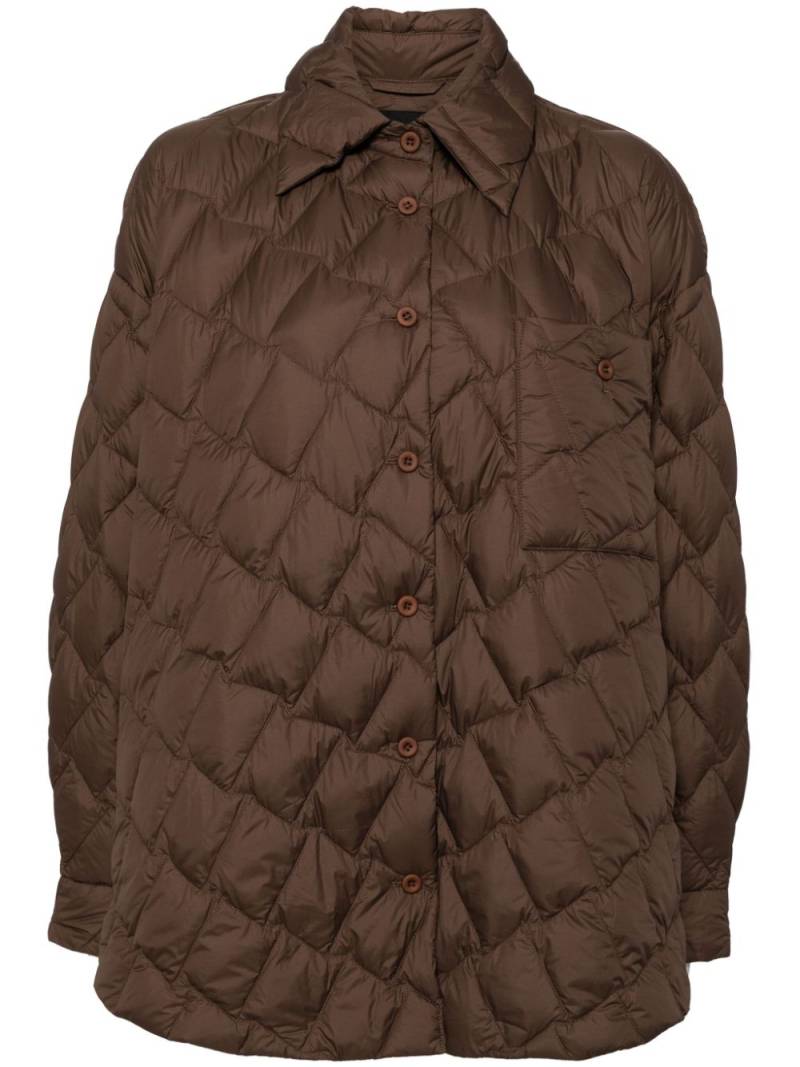 JNBY A-type light down jacket - Brown von JNBY