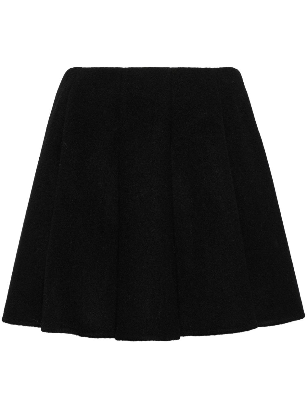 JNBY A-type loose short waist skirt - Black von JNBY