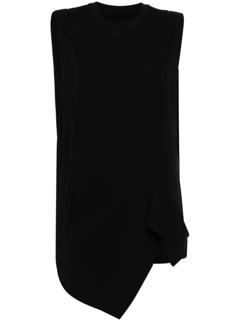 JNBY asymmetric cotton tank top - Black von JNBY