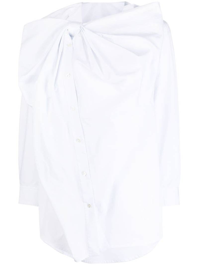 JNBY bow-detail long-sleeve shirt - White von JNBY