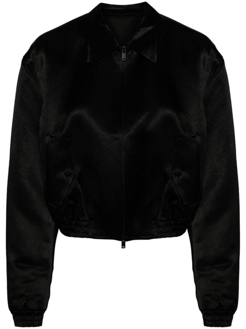 JNBY classic collar bomber jacket - Black von JNBY