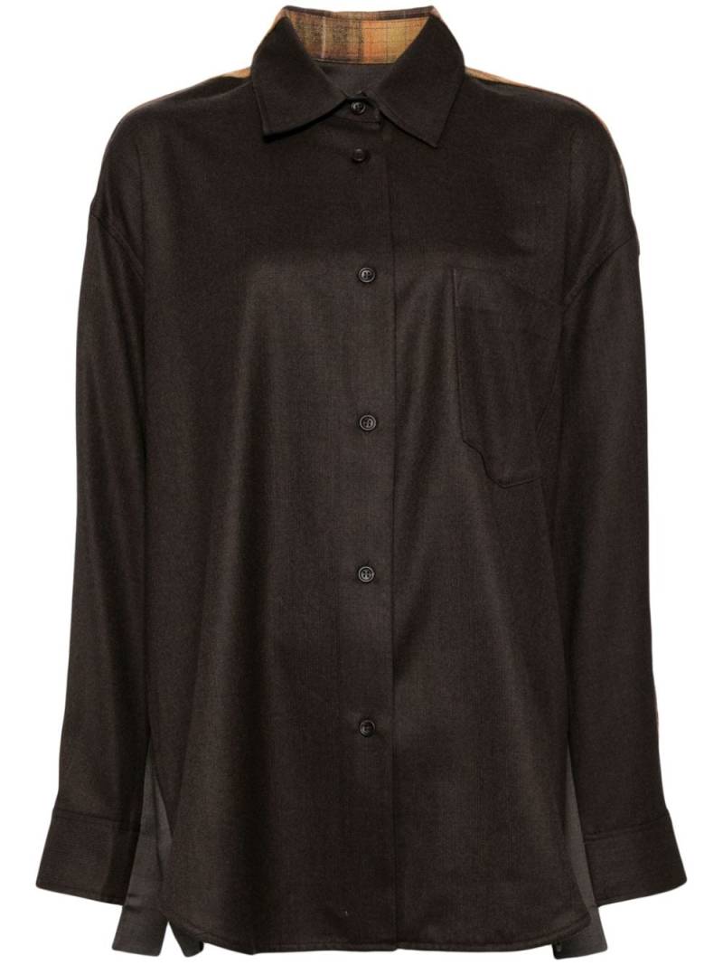 JNBY classic collar shirt - Brown von JNBY