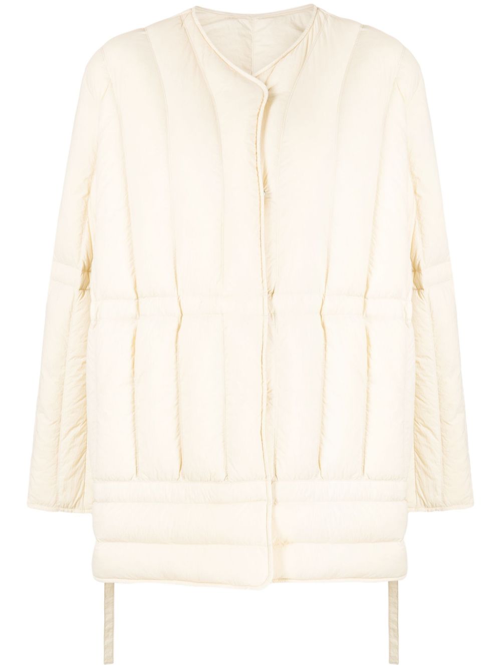 JNBY collarless padded jacket - White von JNBY