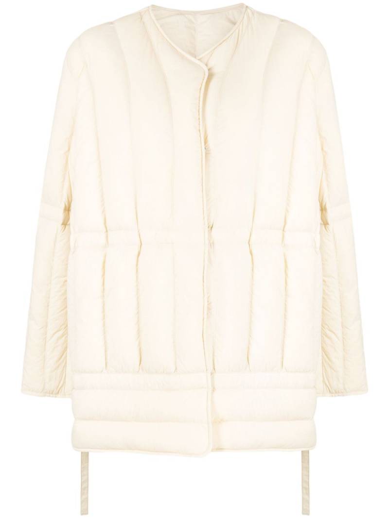 JNBY collarless padded jacket - White von JNBY