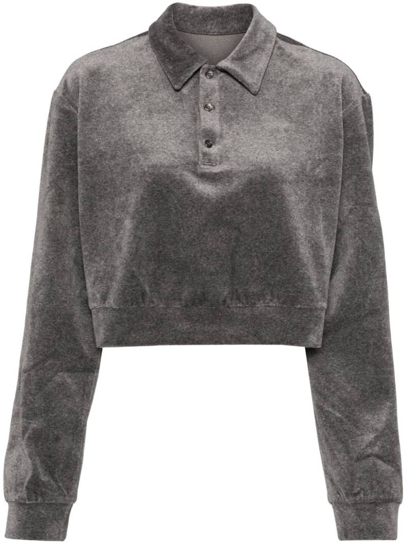 JNBY corduroy classic-collar sweatshirt - Grey von JNBY