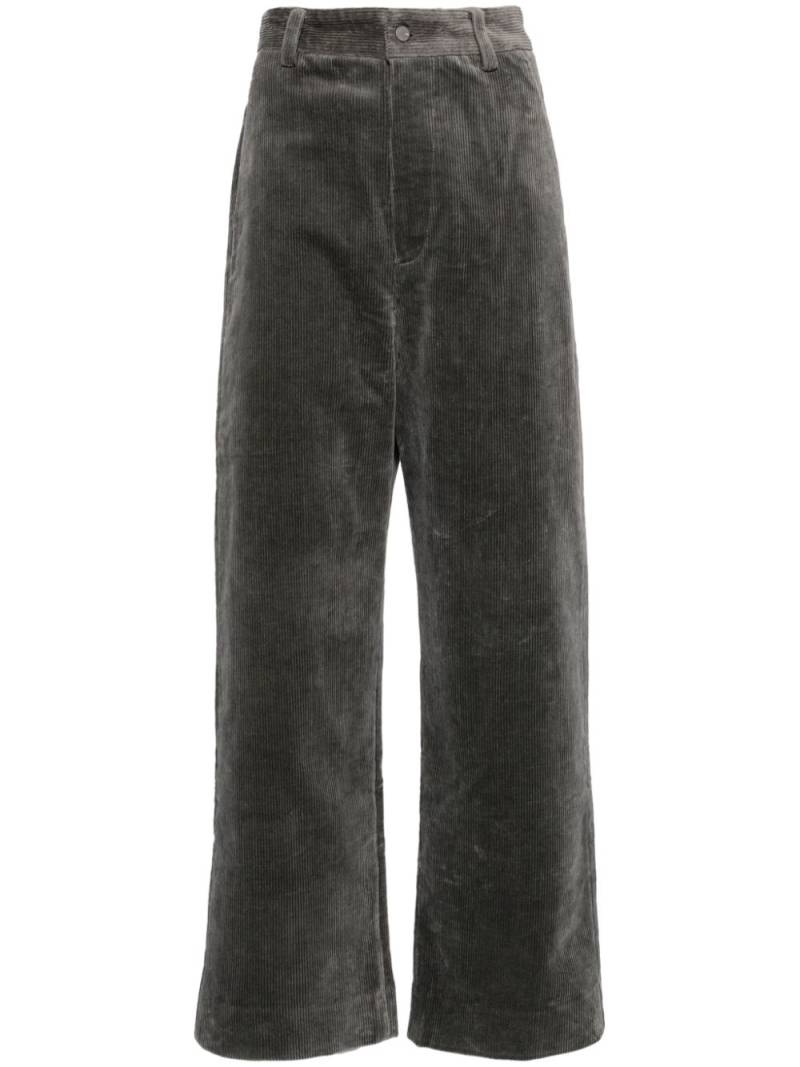 JNBY corduroy straight trousers - Grey von JNBY