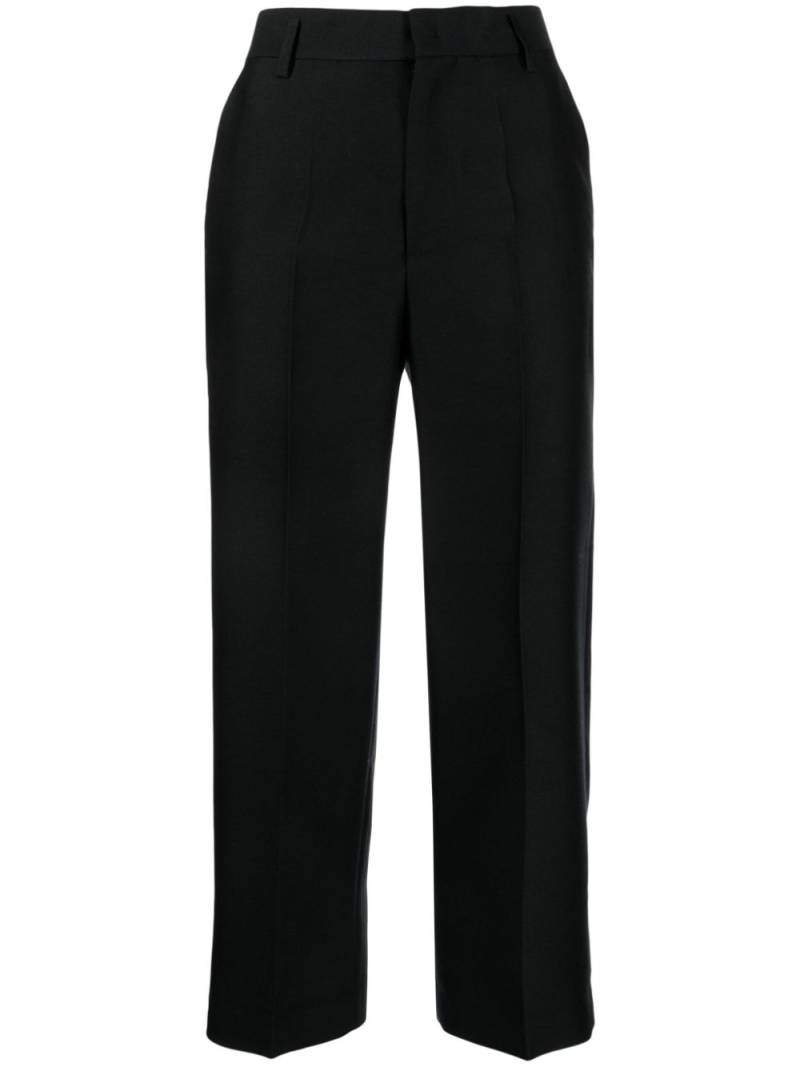 JNBY cropped wool-silk trousers - Black von JNBY