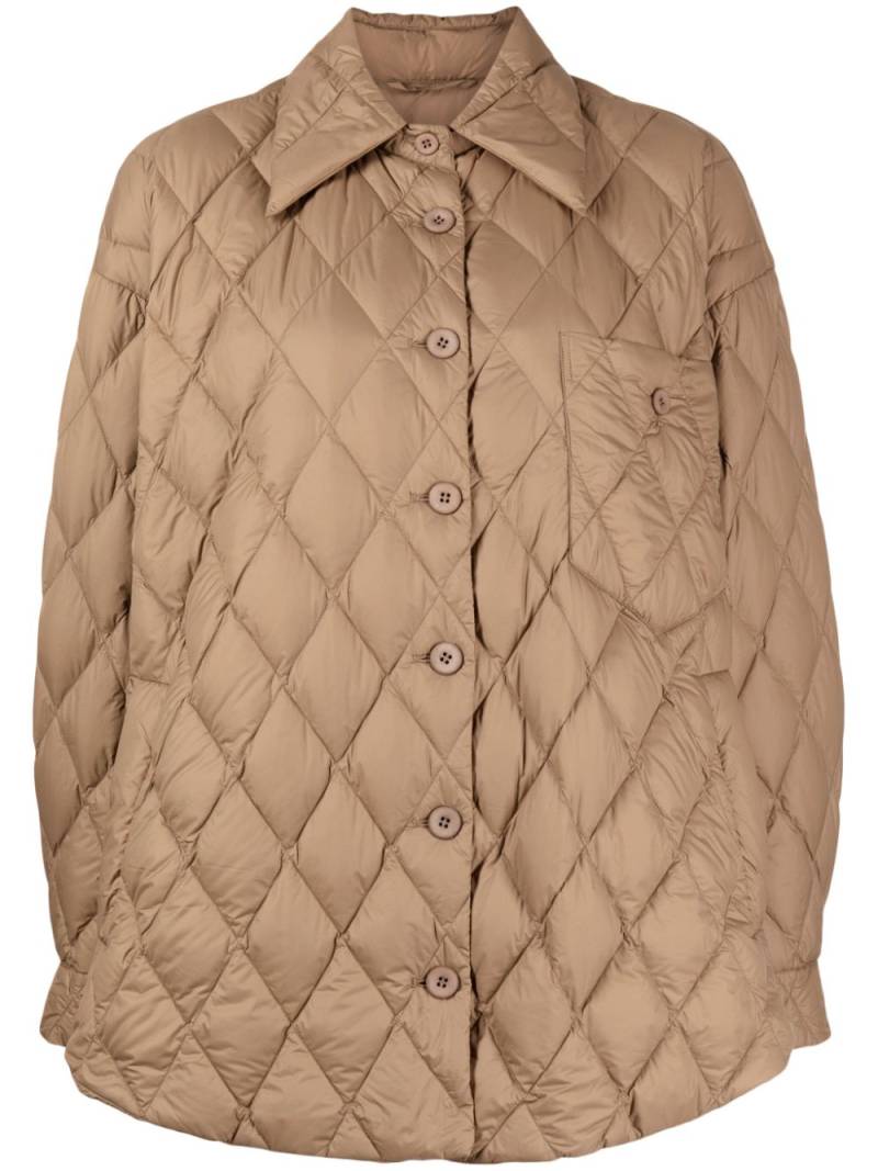 JNBY diamond-quilted padded jacket - Brown von JNBY