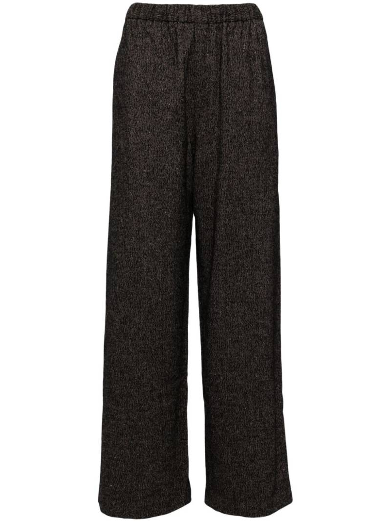 JNBY elastic waist wide-leg trousers - Grey von JNBY