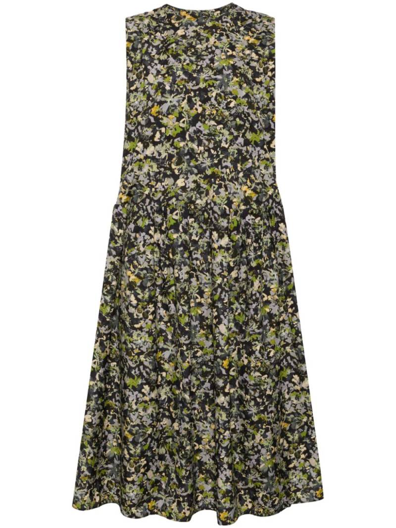 JNBY flower patterned sleeveless dress - Black von JNBY