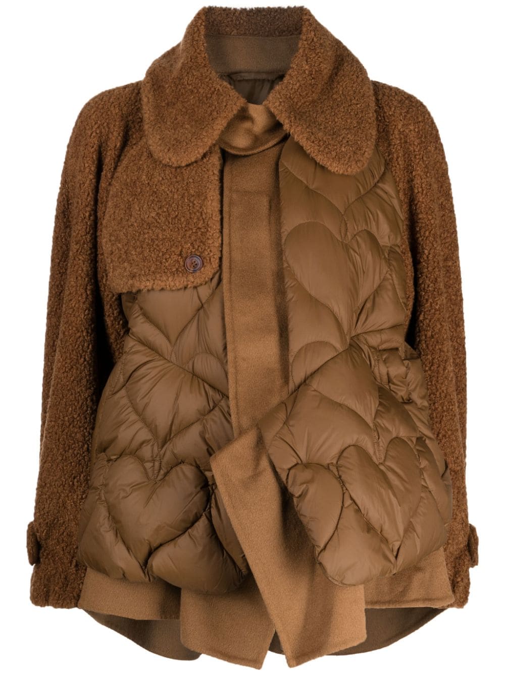 JNBY heart-motif quilted puffer jacket - Brown von JNBY