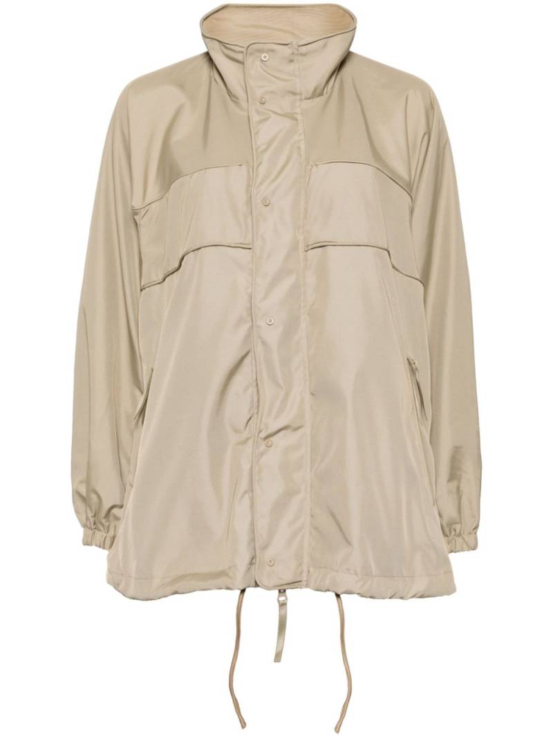 JNBY high-neck oversize jacket - Neutrals von JNBY