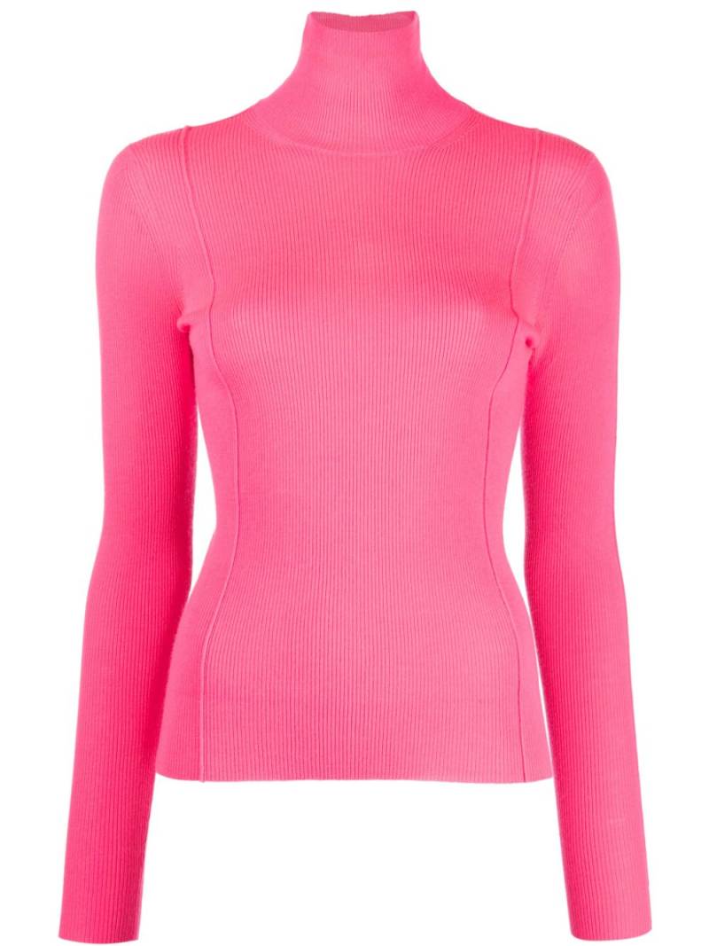 JNBY high-neck ribbed jumper - Pink von JNBY