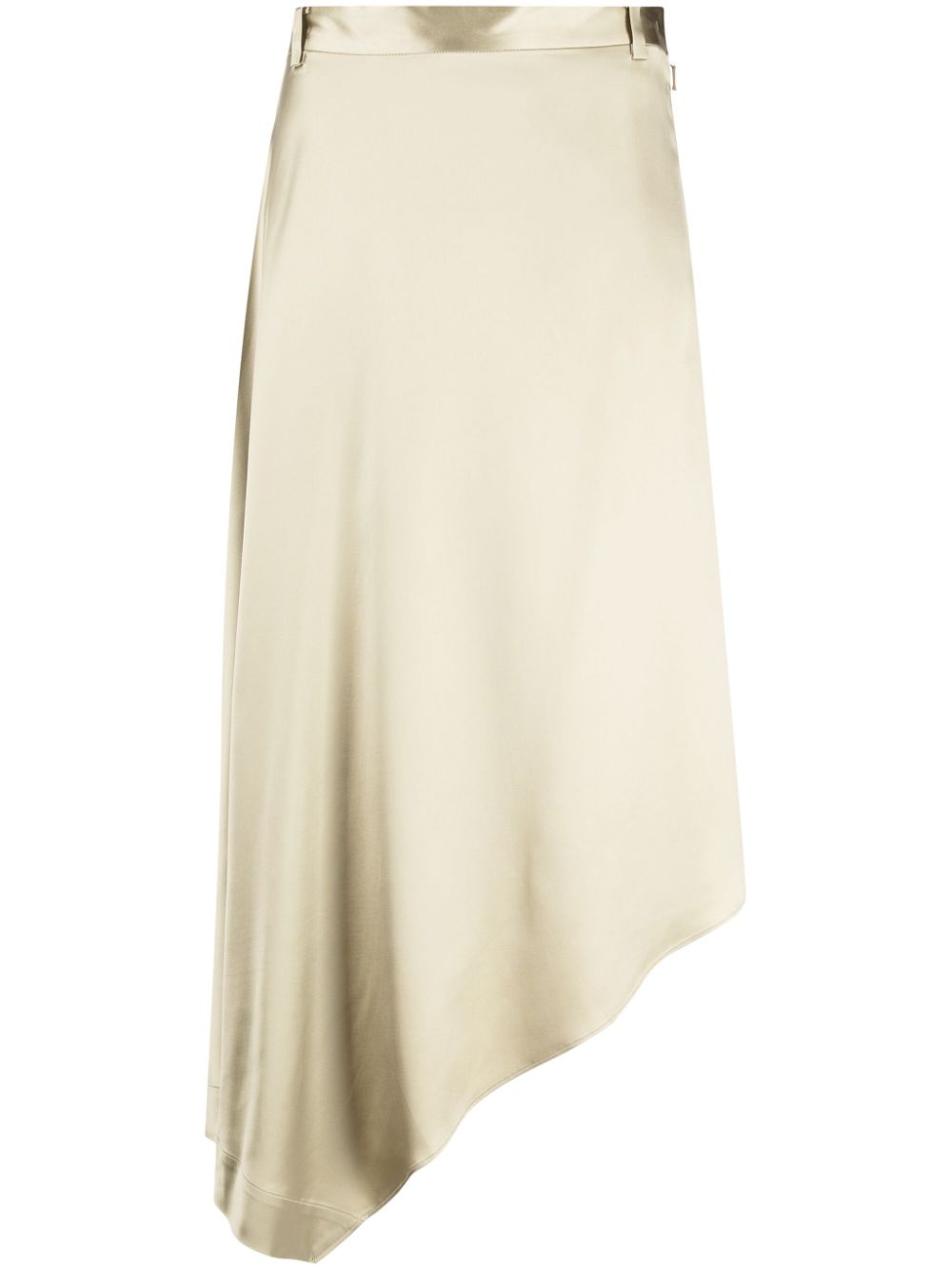 JNBY high-waisted asymmetric midi skirt - Neutrals von JNBY