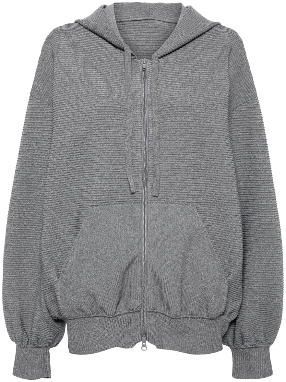 JNBY knitted hooded cardigan - Grey von JNBY