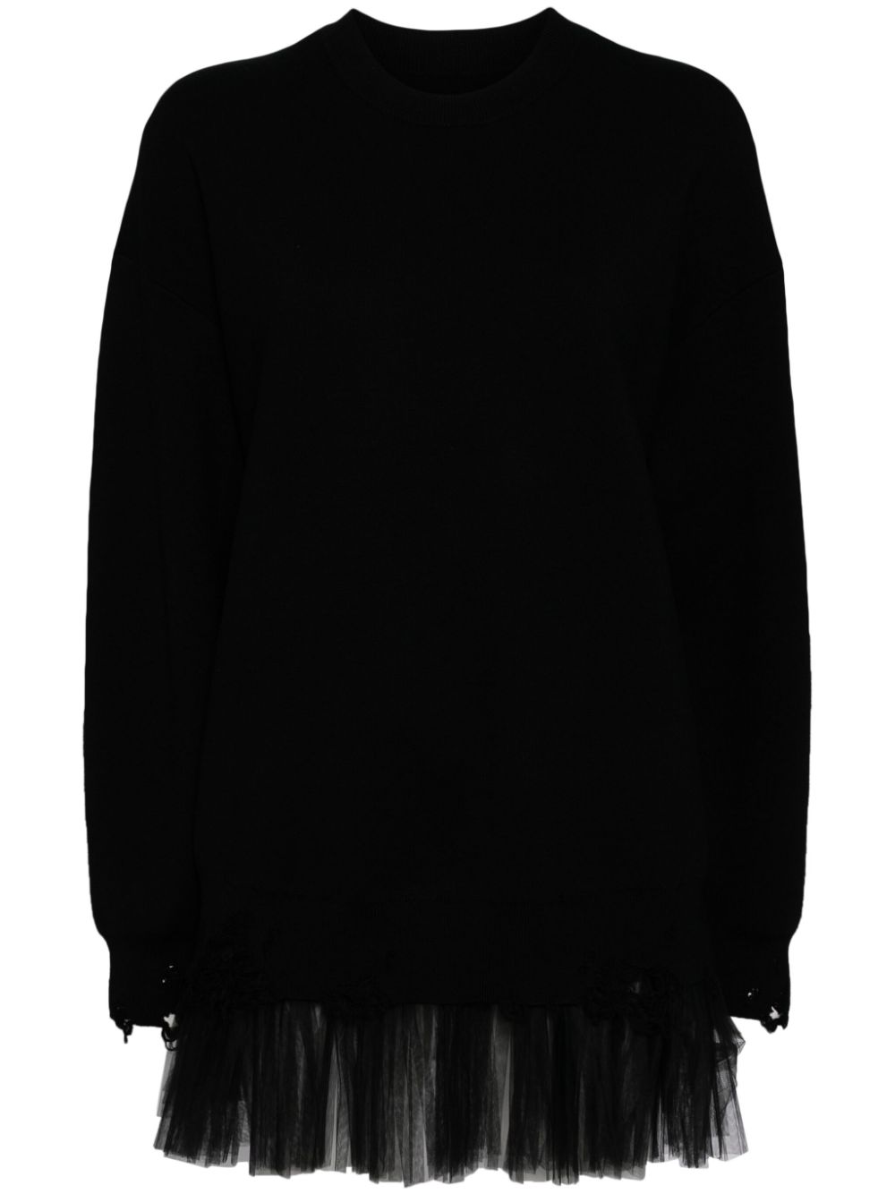 JNBY long-sleeved sweater dress - Black von JNBY