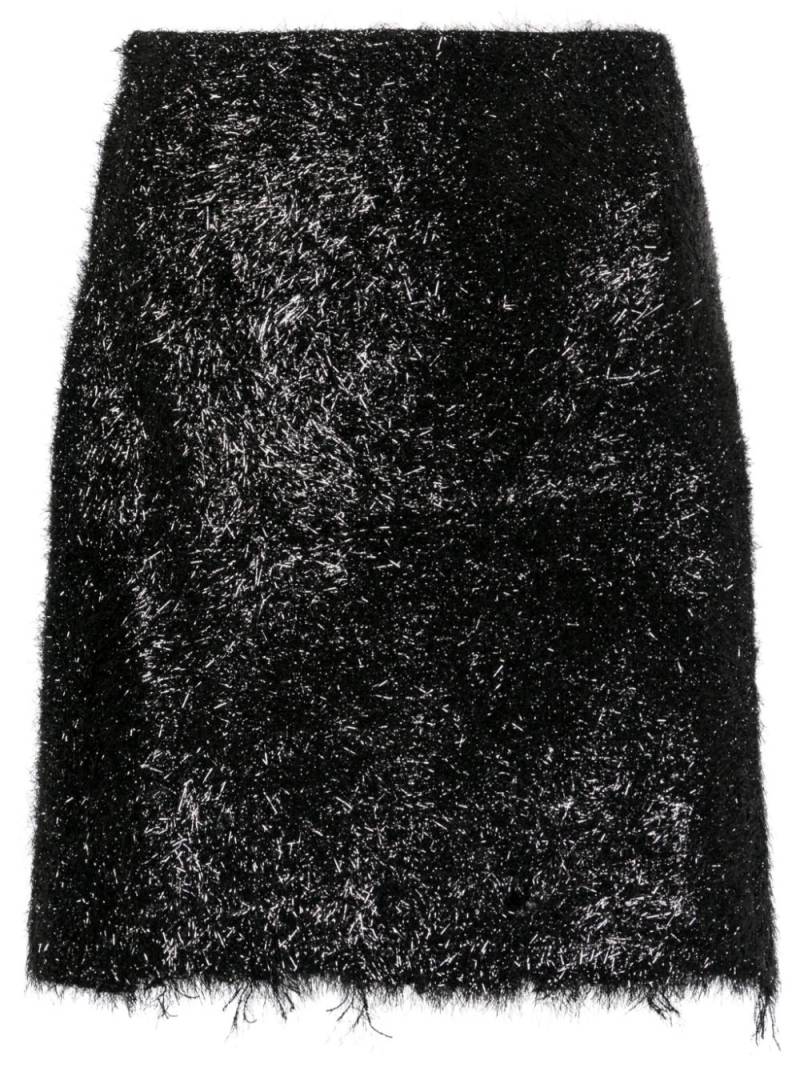 JNBY metallic effect knitted skirt - Black von JNBY