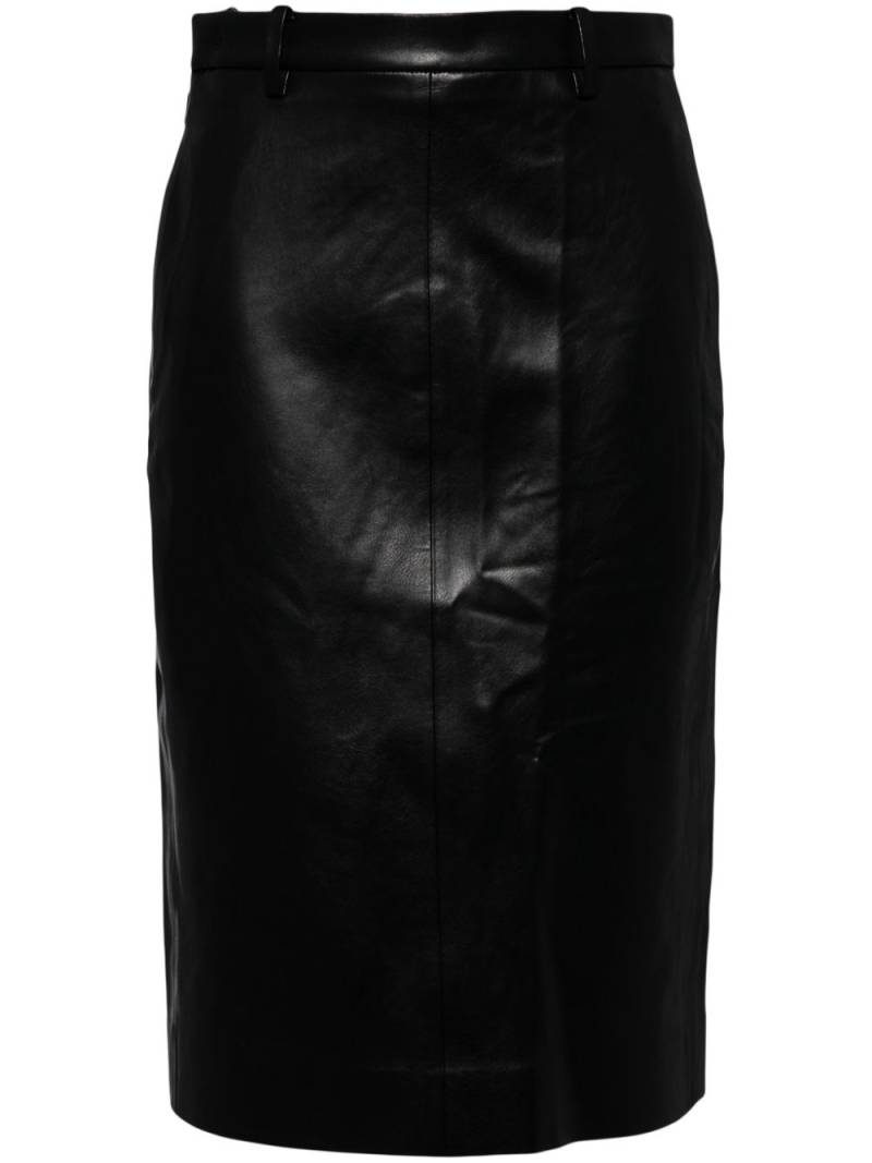 JNBY mid-length waist skirt - Black von JNBY