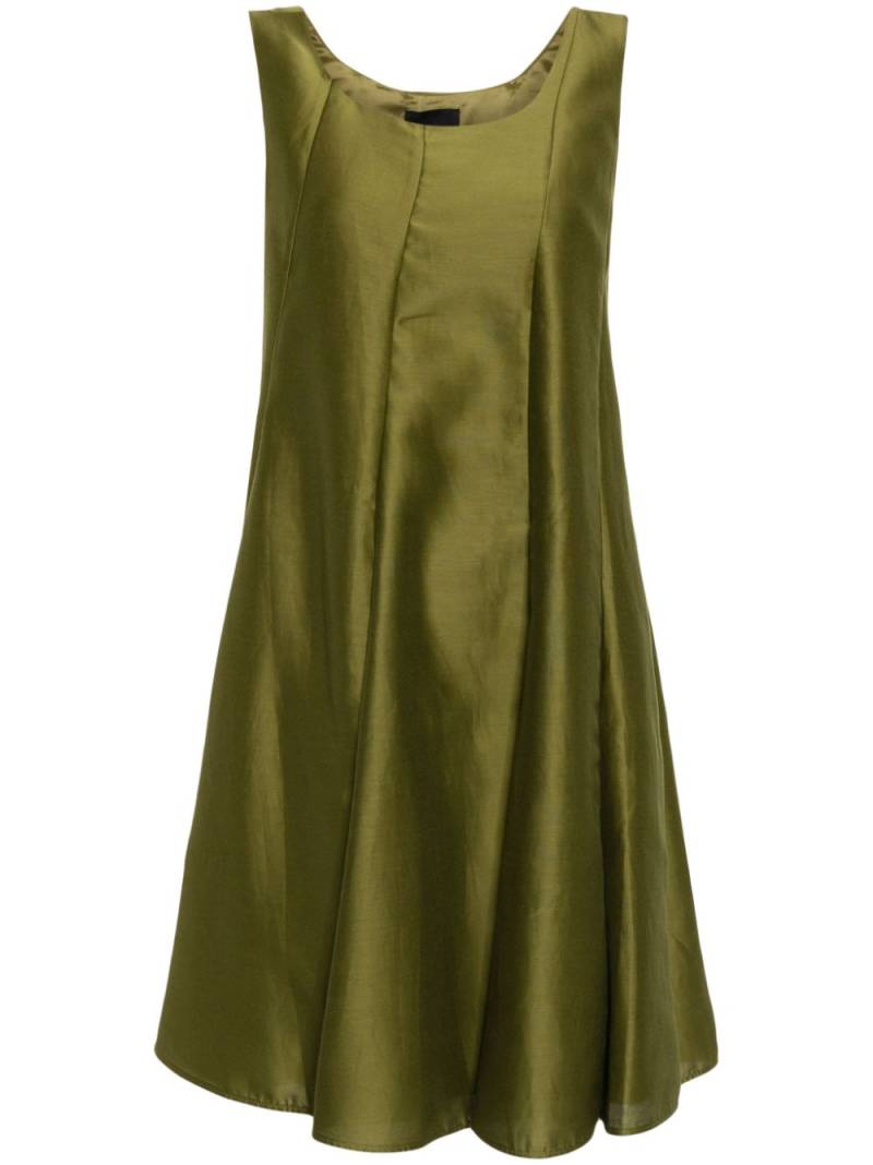 JNBY pleat-detailing cotton-blend dress - Green von JNBY