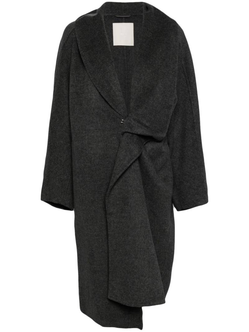 JNBY pleated wool coat - Grey von JNBY