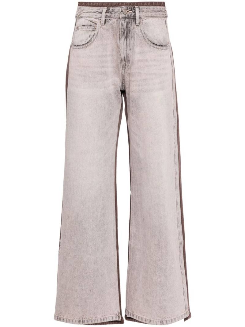 JNBY retro wide leg jeans - Neutrals von JNBY