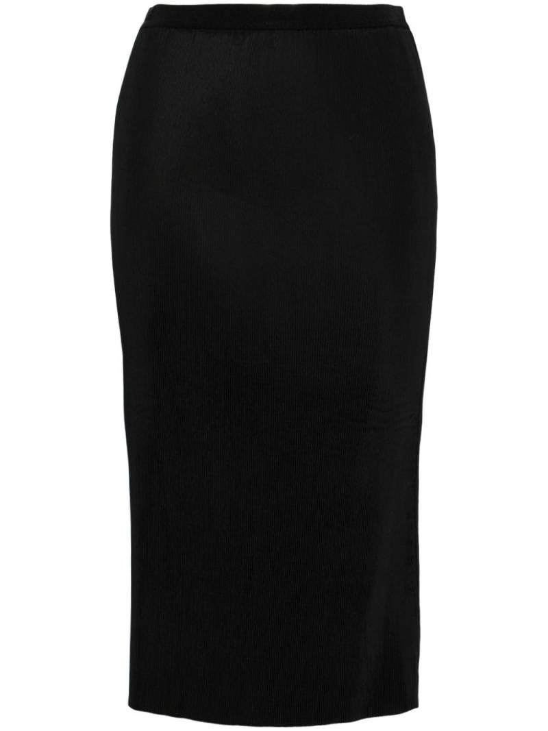 JNBY ribbed-knit midi skirt - Black von JNBY