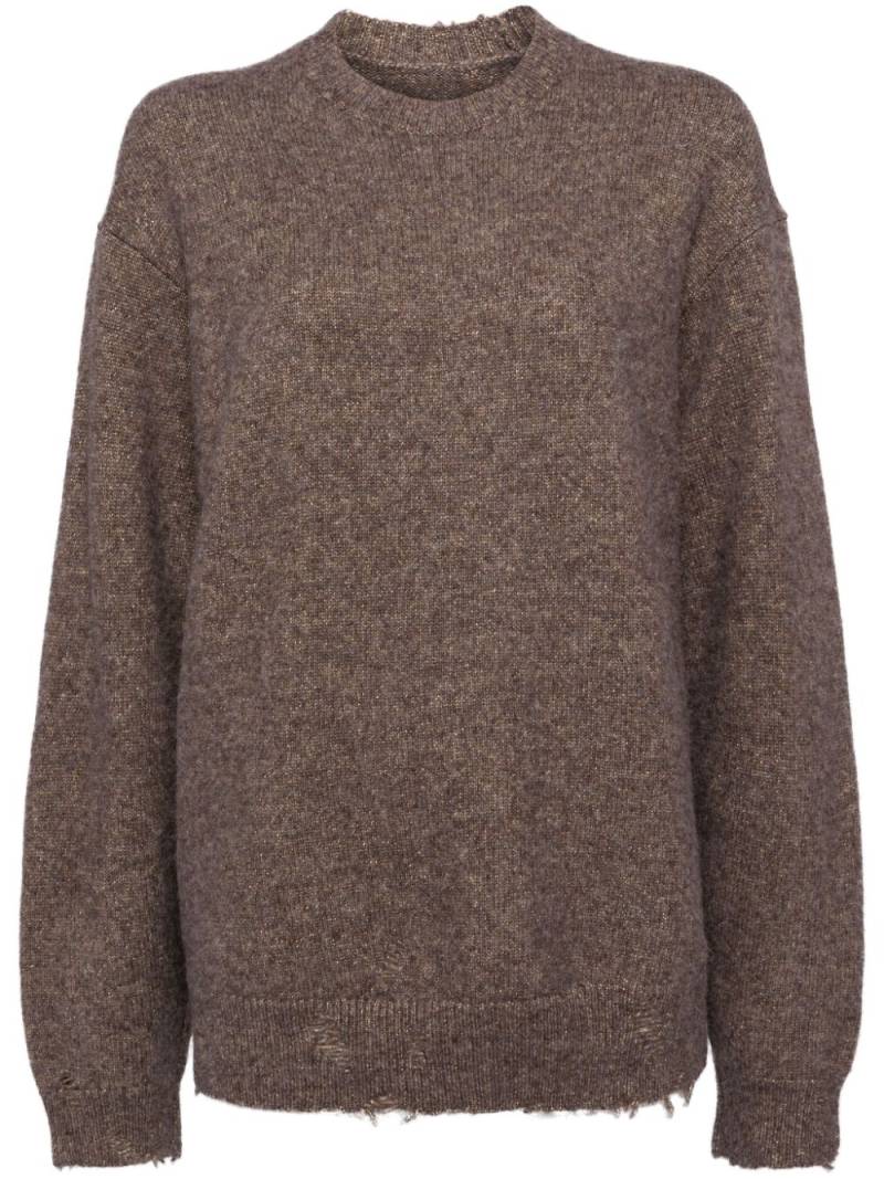 JNBY round neck long sleeve sweater - Neutrals von JNBY