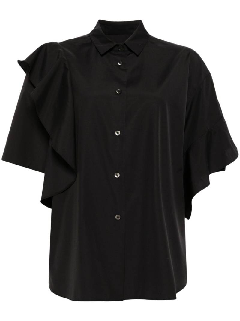 JNBY ruffle-detailing cotton shirt - Black von JNBY